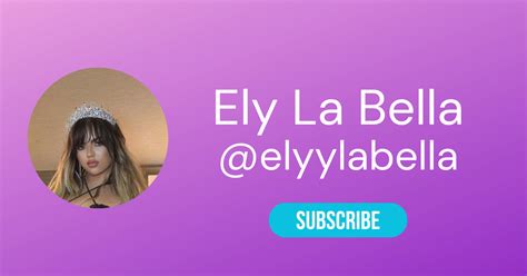 ely labella onlyfans|OnlyFans @elyylabella